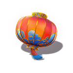 Símbolo Lanterna Chinesa do Fortune Dragon, paga 1x três em linha. PG Soft.