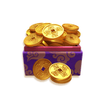 Símbolo Lingote Dourado do Fortune Ox, paga 10x três em linha. PG Soft.
