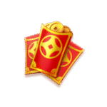 Símbolo Envelope Vermelho (Angbao) do Fortune Tiger, paga 8x três em linha