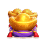 Símbolo Lingote Dourado do Fortune Tiger, paga 100x três em linha