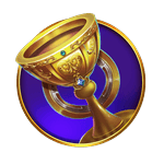 Símbolo Cálice Dourado do Gates of Olympus 1000 da Pragmatic Play.