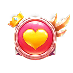 Símbolo Coração Rosa do Starlight Princess 1000. Pragmatic Play.