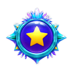 Símbolo Estrela Azul do Starlight Princess 1000. Pragmatic Play.