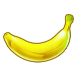 Símbolo Banana do Sweet Bonanza 1000. Pragmatic Play.