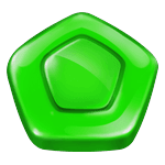 Símbolo Bala Verde do Sweet Bonanza 1000. Pragmatic Play.