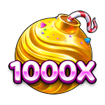 Símbolo Bomba Multiplicadora do Sweet Bonanza 1000. Pragmatic Play.