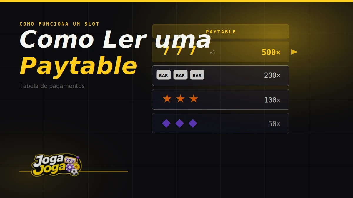Como Ler uma Paytable